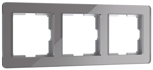 Рамка универсальная Werkel Acrylic 3-м. стекло графит картинка